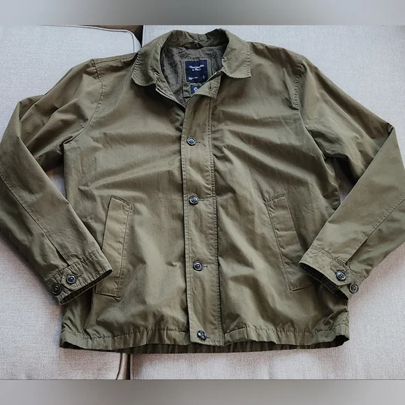 Abercrombie & Fitch Olive Green Jacket